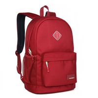ASPENSPORT Backpack, Water Resistant School Backpack for Women Men, College Student Rucksack fit 15.6 Inch Laptop, Lightweight Bookbag for Boys Girls, Daypack for Travel Outdoor Camping - Dark Red