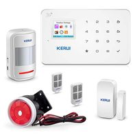 GSM 3G Alarm System Kit - KERUI G183 Wireless WCDMA DIY Home and Business Security Burglar Alarm System Auto Dial Easy to Install,APP Control by Text,not support wifi and/or Landline