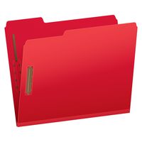 Pendaflex Pressboard Fastener Folders, Letter Size, Bright Red, 2" Expansion, 1/3 Cut, 25/BX (15936GW)