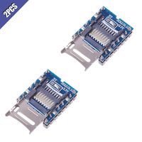 Ximimark 2Pcs WTV020-SD-16P Mini SD Card Voice Module MP3 Sound Module U-Disk Audio Player