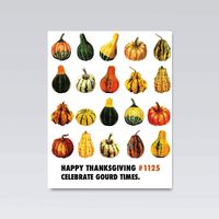 Thanksgiving Gourd card