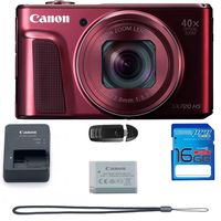 Canon PowerShot SX720 HS Digital Camera (Red) - Buzz-Photo Basic Accessories Bundle