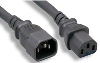 Micro Connectors, Inc. 6 feet AC Power Extension Cord UL Approved (M05-113EUL)