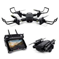 Cooligg S169 WiFi FPV Optical Flow Selfie Drone,Visual Position Fix,Dual Camera Switching,360°Flipping+Real-Time Transmission,Mobile Control