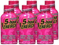 5 Hour Energy Drink Shot, Pink Lemonade, 6 Count