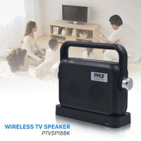 Pyle PTVSP18 Wireless TV Speaker Transmitter & Receiver - Comfort Hearing System