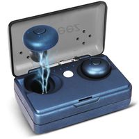 True Wireless Headphones,Kitbeez Mini Bluetooth Earbuds Bluetooth V4.2 Hands Free Call in Ear Sport Headphones IPX5 Waterproof Noise Cancelling Stereo Earphone with Mic and 2600 mAh Charging Case