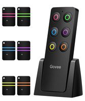 Key Finder, Govee Wireless RF Item Locator Item Tracker with Remote, 1 RF Transmitter and 6 Receivers for Keychains, Phone, Car Keys, Wallet, Pets