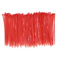 150 Pieces Heavy Duty 8 Inch Red Cable Zip Ties, Strong 50 LBS Strength Cord Management, Multi Purpose Festivals Home Decoration Outdoor Fastening Ties, Wire Zip Ties(8 Inch, Red, 150 Pack, 50 LBS)