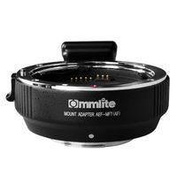 Commlite CM-AEF-MFT(B) Canon EF/EF-S Lens to Micro Four Thirds(MFT,M4/3)Electronic Autofocus Lens Adapter Mount Camera for Panasonic GH4 GH5 Olympu E-M10,E-PL6,E-P5,E-PM2,E-PL5 BMPCC