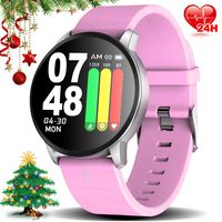 2019 Updated Version Smart Watch with Heart Rate & Blood Pressure Monitor, Fitness Tracker Watches with SpO2 and Sleep Tracker, IP67 Waterproof Activity Health Tracker Compatible for Women Men Kids