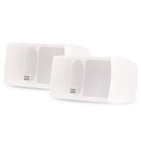 Acoustic Audio AA32CW Mountable Indoor Speaker Pair 600 Watts White Bookshelf AA32CW-PR
