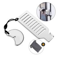 Portable Door Lock for Travel - Travel Door Lock Hotel Motel Door Lock School Lockdown Lock AirBNB Lock Door Jammer WUPPA（1 Pack）