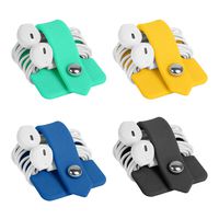 SITAKE 4 Pcs Headphones and Earphone Cord Organizer Holder, Earbuds Straps Holder, Headset Wrap Winder and Cord Manager Cable Winder, Keep the Cords and USB Cable Wires from Getting Tangled