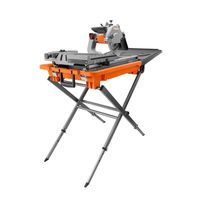 Ridgid 8" tile and paver saw with stand and laser