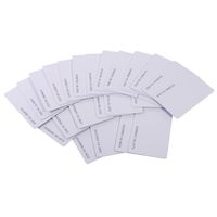 UHPPOTE Contactless 125kHz RFID Proximity Smart Card 0.8mm thick for Access Control System & Time Attandance (Read only, Pack of 100)