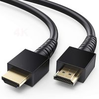 HDMI Cable 6 ft -Capshi High Speed HDMI to HDMI Cable - 4K HDR, 3D, 2160P, 1080P, Ethernet - 28AWG 4K HDMI Cord 2.0- Audio Return(ARC) Compatible Playstation PS3 PS4 PC Apple TV
