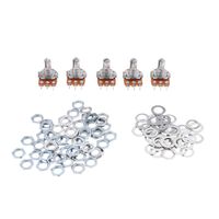 Baoblaze 50 x 1K/2K/5K/10K/20K/50K/100K/250K/500K/1M Ohm Adjustment Single Linear Rotary Taper Potentiometer