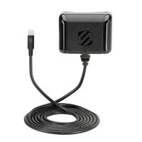 SCOSCHE I2H12A StrikeBase 12W Wall Quick Charger with 3-Foot MFi Certified Lightning Cable Attached