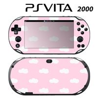 Skin Decal Cover Sticker for Sony PlayStation PS Vita Slim (PCH-2000) - Pink Cloud