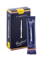 Vandoren CR1025 Bb Clarinet Traditional Reeds Strength 2.5;  Box of 10