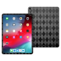 Mightyskins Skin Compatible with Apple Ipad Pro 11″ (2018) - Black Argyle | Protective, Durable, and Unique Vinyl Decal Wrap Cover | Easy to Apply, Remove, and Change Styles | Made in The USA