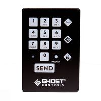 Ghost Controls AXWK Premium Wireless Keypad for Automatic Driveway Gate Opener Systems
