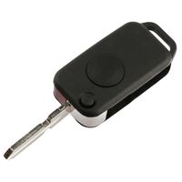 Key Fob Keyless Entry Remote Flip Shell Case & Pad fits Mercedes