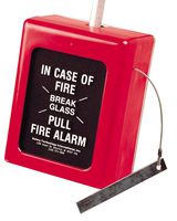 Safety Technology International, Inc. STI-4130 Break Glass Stopper - Large Protective Cover with Red Spacer for Unsupervised Areas