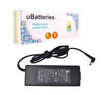 UBatteries Compatible 120W Laptop AC Adapter Charger Replacement for Sony Part# PCGA-AC19V7 VGP-AV19V7 VGP-AC19V15 Fits Sony Vaio SVZ13 VGN-A VGN-AR Series