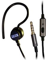 XDU Recon + Mic Single Stereo-to-Mono Earhook Earphone, Reinforced Cord