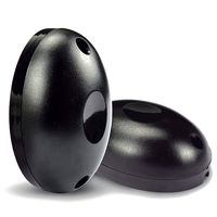 Single Infrared Beam Sensor, Waterproof Photoelectric Detector Active IR Alarm Host for Security and Anti-Jamming-Half Egg Shaped