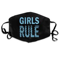 Kupik Girls Rule Funny Girl Power Anti Dust Mouth Mask Gift for Youth Friends Man Woman and Boys Girls