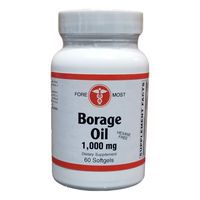 Borage Oil, 1000mg, 60 Softgels