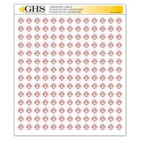 GHS/HazCom 2012: Hazard Class Pictogram Label, Corrosive, 1/2" each (Pack of 1820)