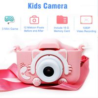 12.0 MP Kid Camera for Girls Boys,1080P HD Digital Camcorder with Dual Lens Cameras,Rechargeable Toy Camera with Autofocus 3 Mini Game 30 Scene Style Toddler Camera Gift(NO Flash/WiFi Sharing)