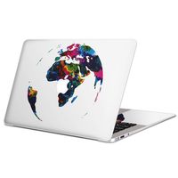 igsticker Ultra Thin Premium Protective Body Stickers Skins Universal Decal Cover for MacBook air 2018 Release Model A1932 003634 Earth　Colorful　Simple