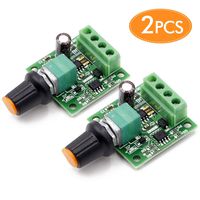 Low Voltage Dc 1.8v 3v 5v 6v 12v 2a Motor Speed Controller PWM 2PCS