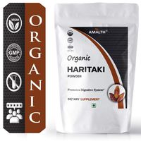 AMALTH USDA Certified Organic Haritaki Chebula Terminalia Harad Powder 2.2 lb / 1kg Capsules Detox