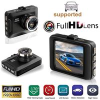 Sholdnut 1080P HD Driving Recorder, Multi-function Mini Driving Recorder 2.2 inch Display Screen On-Dash Video 120° Shooting