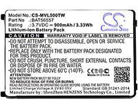 Cameron Sino 900mAh Battery Compatible with Motorola CLS1000, CLS1100, CLS1110, CLS1114, CLS1410, CLS1415, CLS1450, CLS1450CB, CLS1450CH, VL120, VL50
