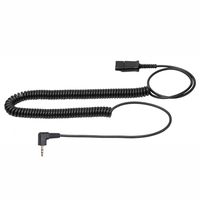 Quick Disconnect QD to 2.5mm Telephone Headset Adapter Cable,Used for Cisco Linksys SPA Polycom Panasonic Zultys & Gigaset Office IP & Many Cordless Dect Phones