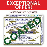 Exceptional Offer! Genuine Haarlem Oil 30 Capsules Coated (Tested Coated Capsules)