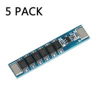 Anmbest 5PCS 1S 3.7V 12A 18650 Charger PCB BMS Protection Board for Li-ion lithium Battery Cell