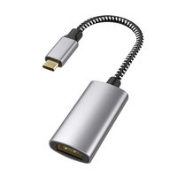 TiMOVO Type C to HDMI Hub Compatible for Devices with USB-C Port, Universal Aluminum USB-C/M to HDMI/F Hub Adapter 4K x 2K@60Hz Fit Samsung Galaxy S8/Surface Book/Mate 10 - Gray