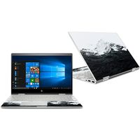 MightySkins Skin Compatible with HP Envy x360 Convertible 15" (2018) - Mountain Waves | Protective, Durable, and Unique Vinyl Decal wrap Cover | Easy to Apply, Remove | Made in The USA