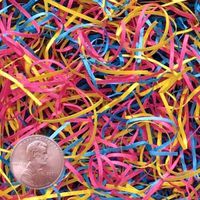 6oz Bag Fiesta Blend VERYFINE Fine Cut Gift Basket Shred Paper Filler Pink Blue Yellow nfLG -700