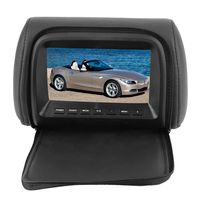 Cuque 7 Inch 12V ABS Plastic Material Car Widescreen Headrest LCD Monitor MP5 DVD Video Player with Remote Control USB SD TV