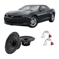 Compatible with Chevy Camaro 2010-2015 Front Door Factory Replacement Harmony HA-R65 Speakers