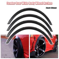 Ruien Universal Fender Flares Over Wide Body Wheel Arches 4pcs 2inch (50mm)